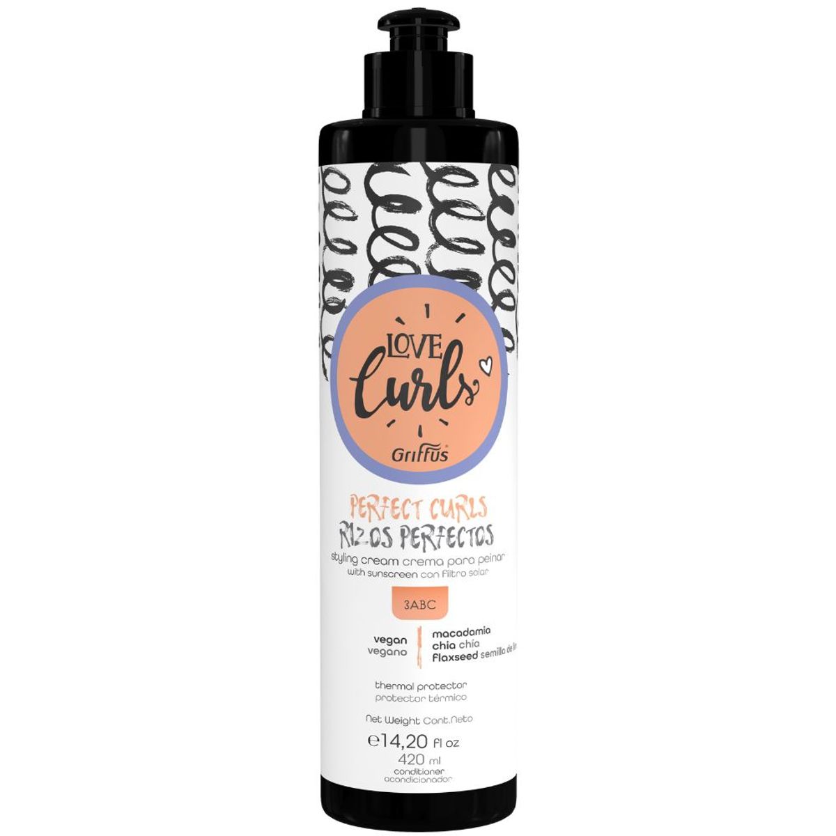 GRIFFUS - Crema de Peinar Love Curls Rizos Perfectos Griffus 420ml