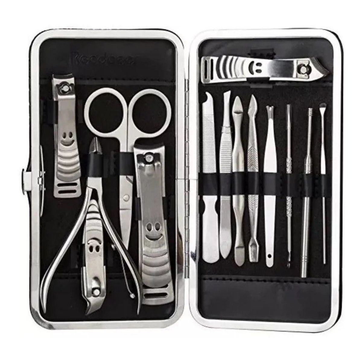 GENERICO - Set De Manicure Y Pedicura 14 En 1 Portátil Acero Inoxidable