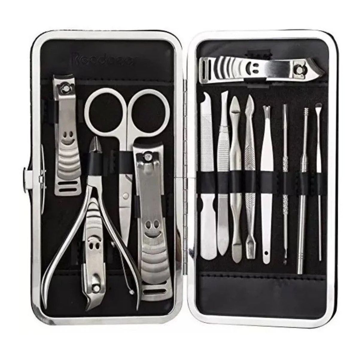 GENERICO - Set De Manicure Y Pedicura 14 En 1 Portátil Acero Inoxidable