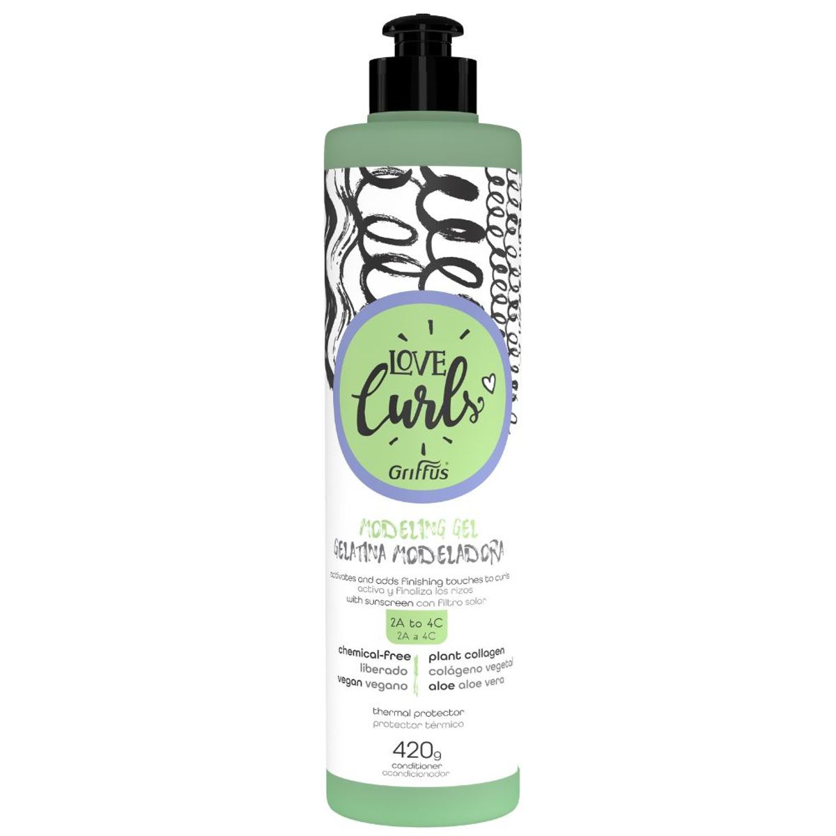 GRIFFUS - Gelatina Modeladora Love Curls Griffus 420g