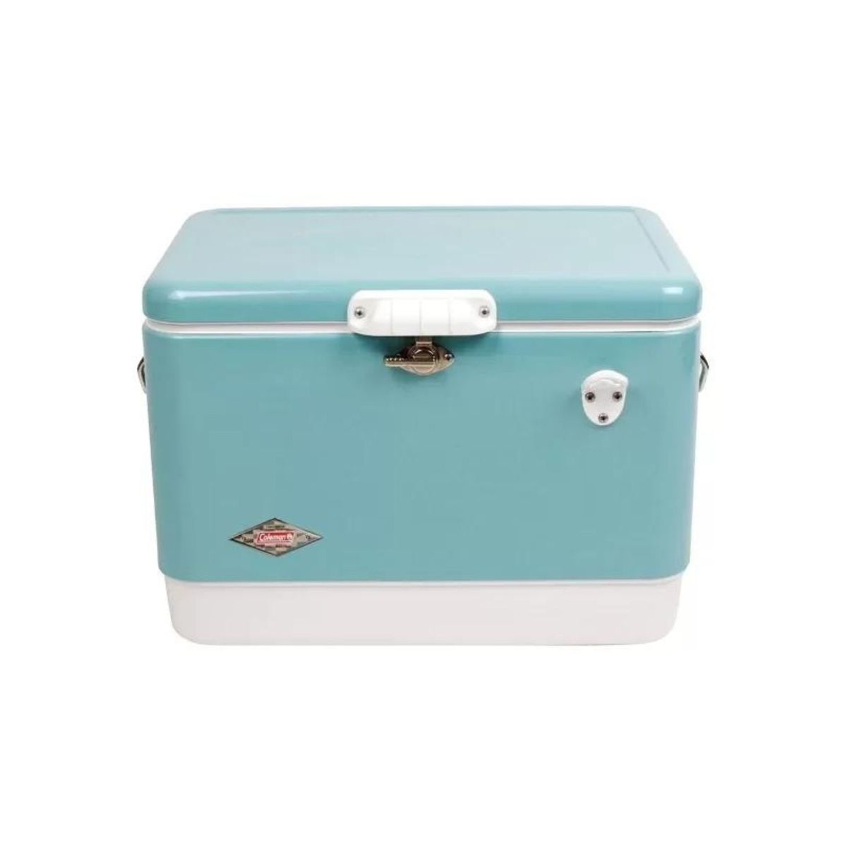 COLEMAN - Cooler Coleman Vintage 54qt Acero Turquesa