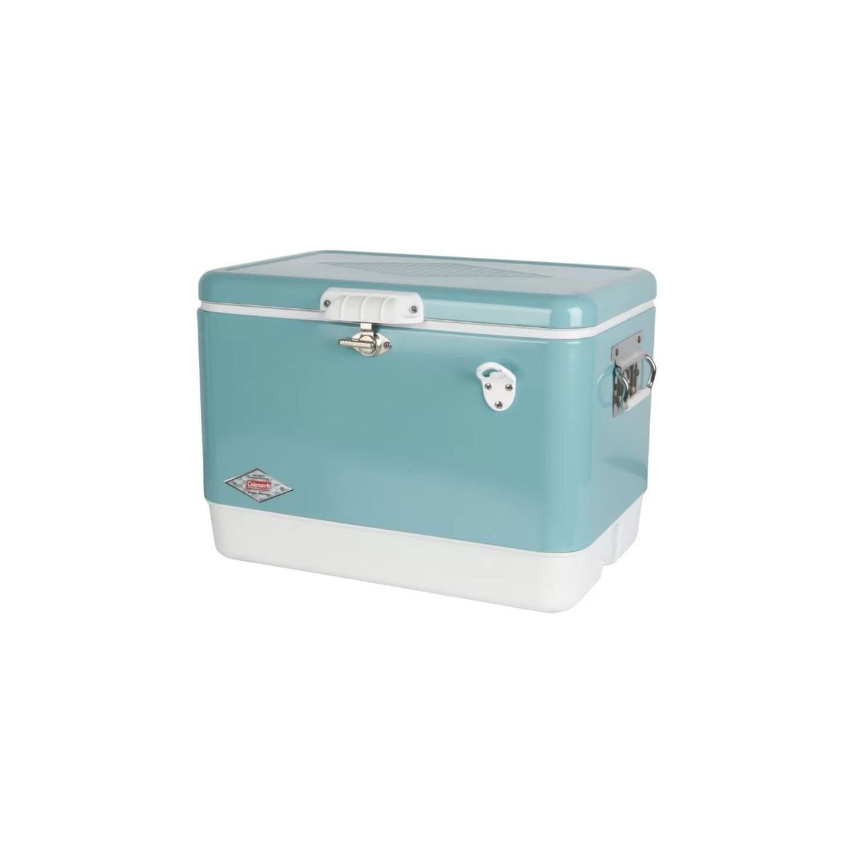 COLEMAN - Cooler Coleman Vintage 54qt Acero Turquesa