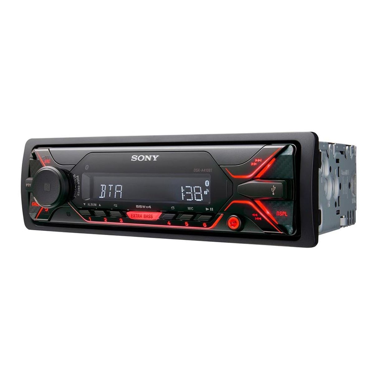 SONY - Sony Autoradio con USB Bluetooth y Extra Bass DSX-A410BT