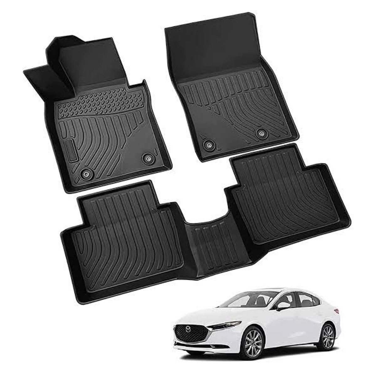 GENERICO - PISOS BANDEJA 3D MAZDA  3 2019 2020 2021 2022 2023 2024