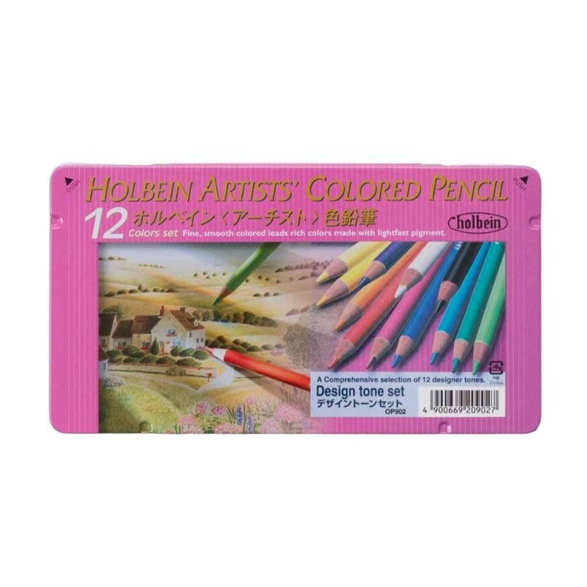 GENERICO - HOLBEIN Lápices de colores Set 12 colores / Modelo design