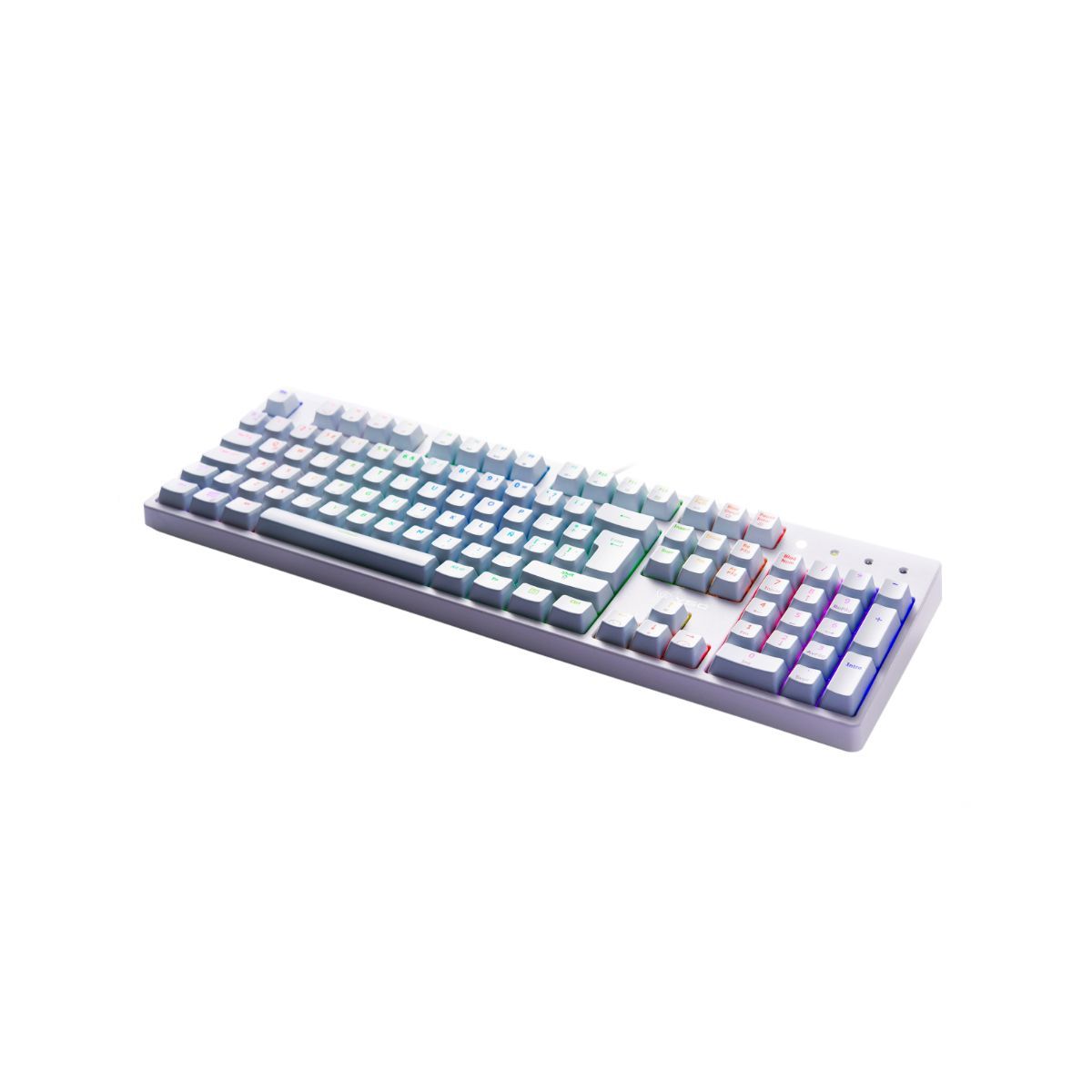 VSG - Teclado Mecánico Gamer VSG Alnilam Blanco con Interruptor Kailh Rojo