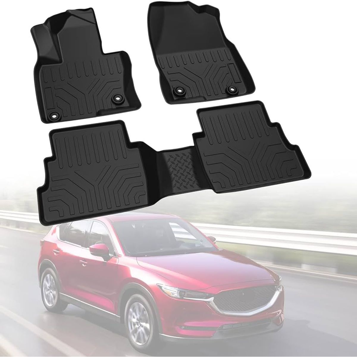 GENERICO - PISOS BANDEJA 3D MAZDA CX5 2017 2019 2020 2021 2022 2023