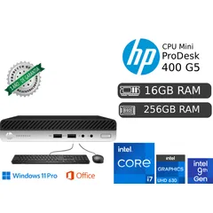 PC HP PRODESK 400 G6 MINI i5-10500T 2.3Ghz RAM 8GB DISCO 512 M2 HP
