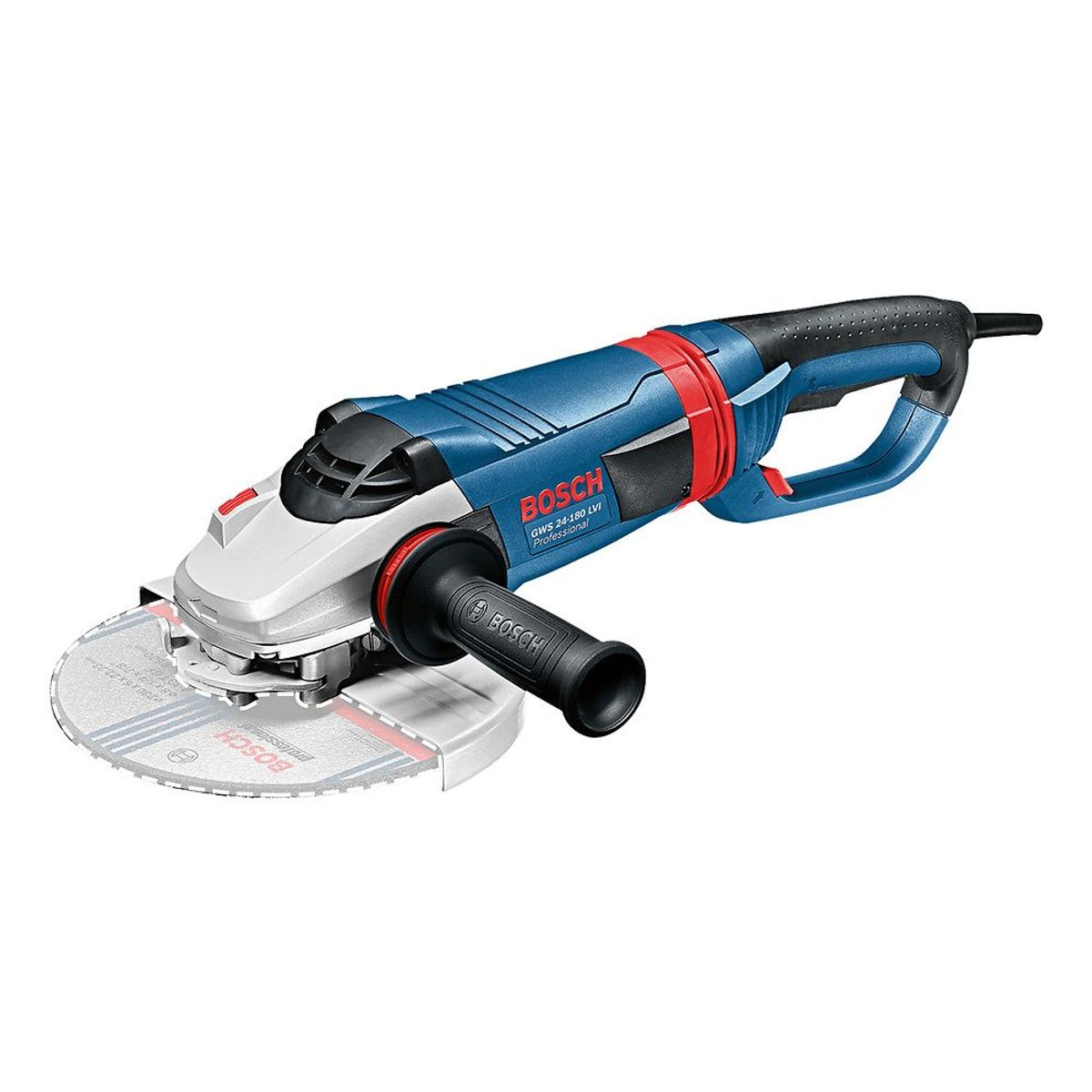 BOSCH - Amoladora Angular 7" 2400W 8500 rpm Bosch GWS 24-180 LVI