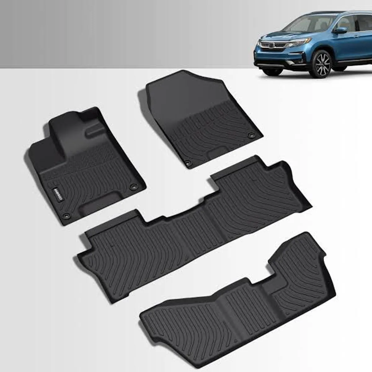 GENERICO - PISOS BANDEJA 3D HONDA PILOT 2016 2017 2019 2020 2021 2022