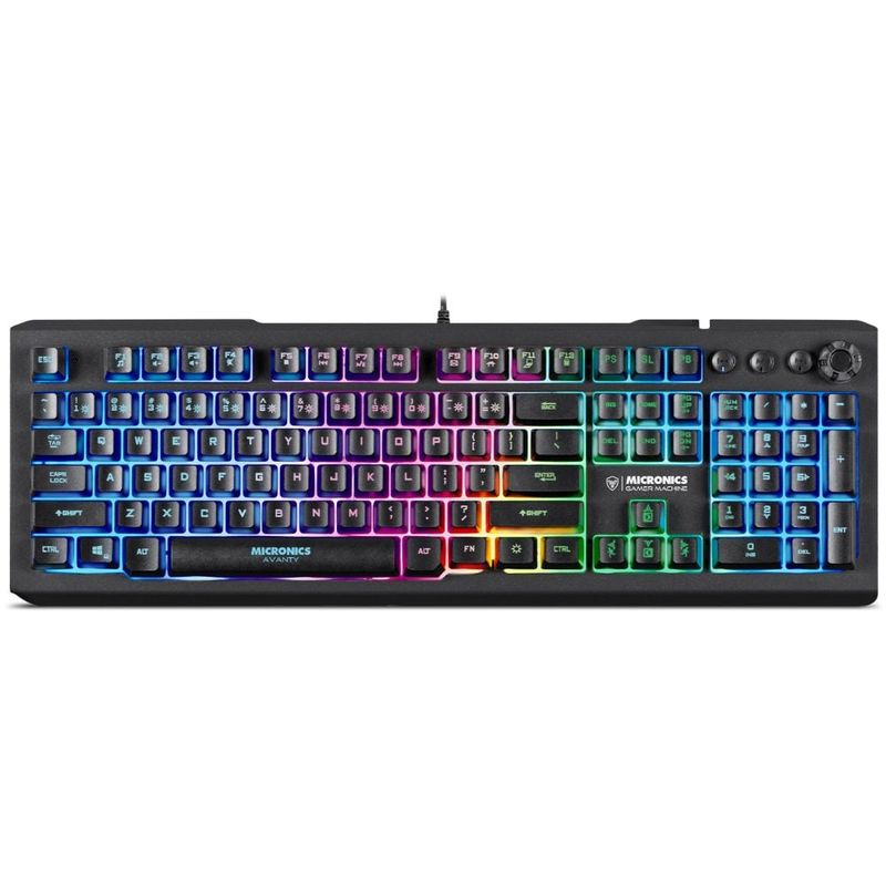 MICRONICS - Teclado Gamer Micronics Avanty K710 Rainbow Grafito USB
