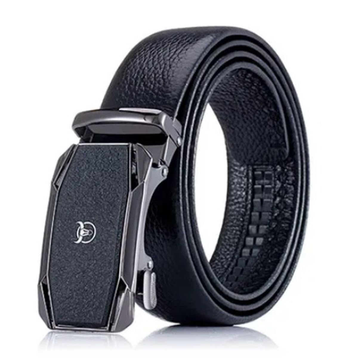 BULLCAPTAIN - Cinturon Correa de Cuero Bullcaptain Negro PC