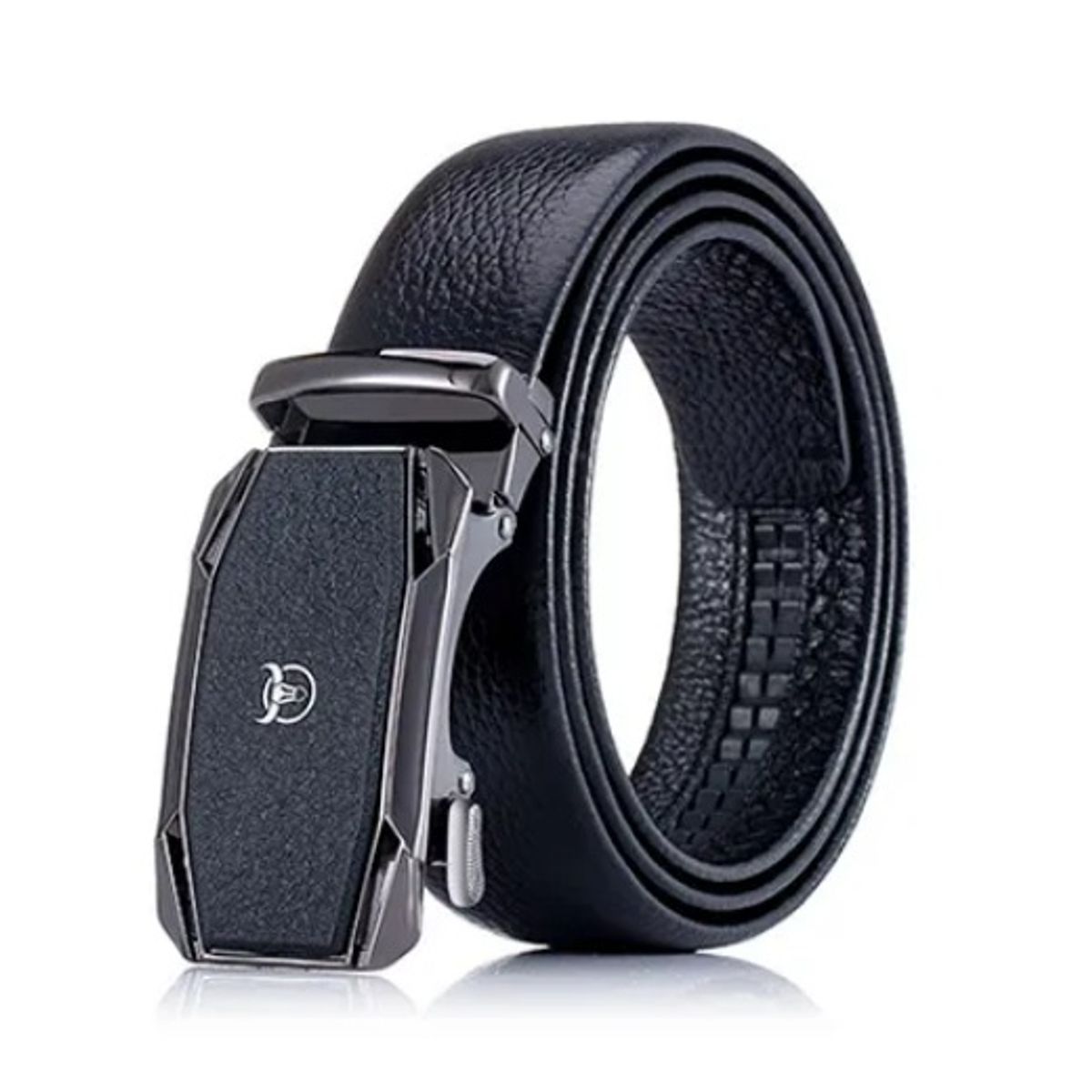 BULLCAPTAIN - Cinturon Correa de Cuero Bullcaptain Negro PC