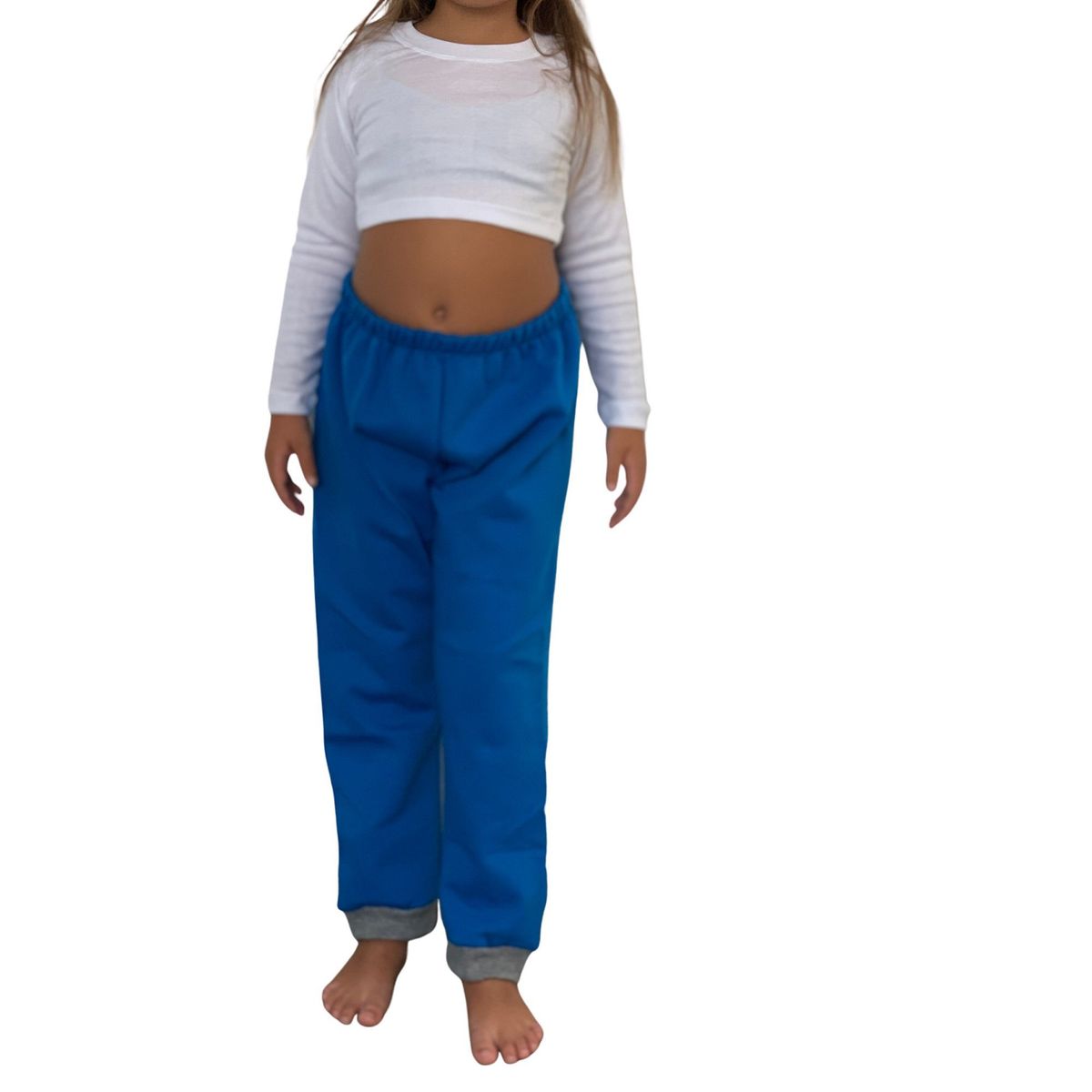 RED CARROT - Pantalon franela azulino