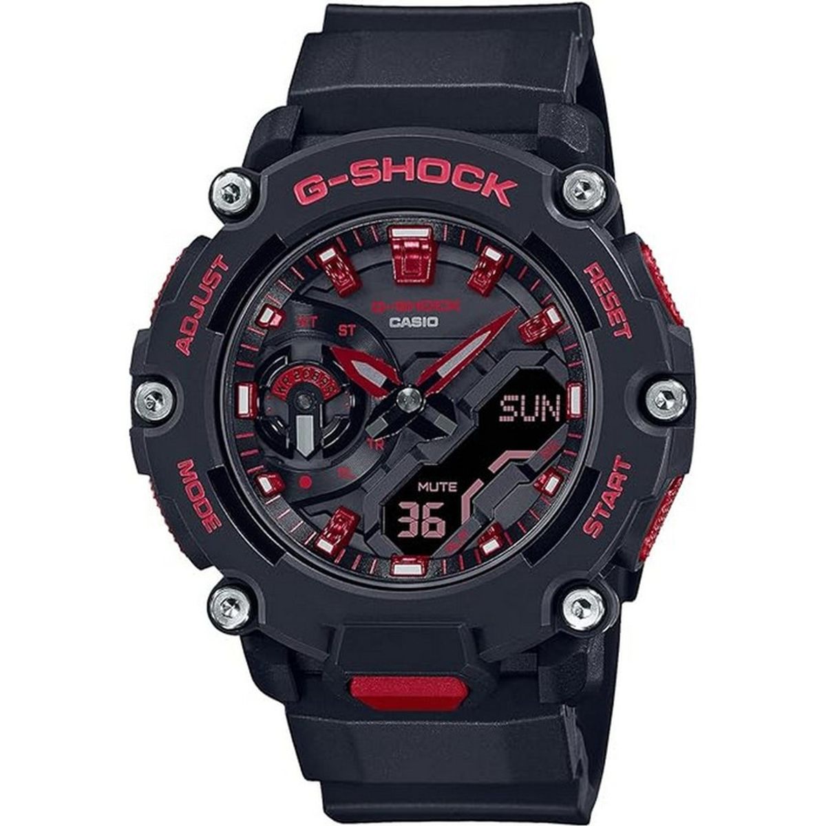 G-SHOCK - Reloj G-Shock Análogo - Digital GA-2200BNR-1ADR Hombre