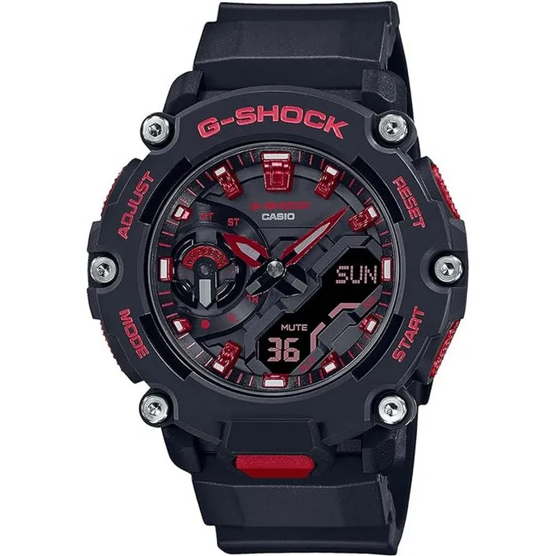 G-SHOCK - Reloj G-Shock Análogo - Digital GA-2200BNR-1ADR Hombre