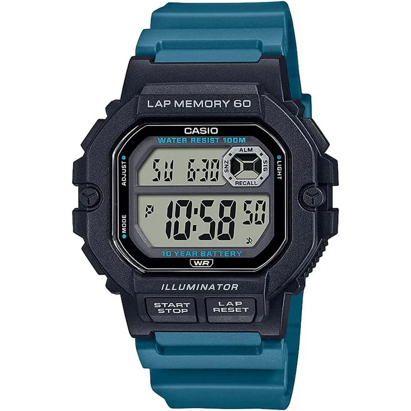CASIO - Reloj Casio Digital WS-1400H-3AVDF Hombre