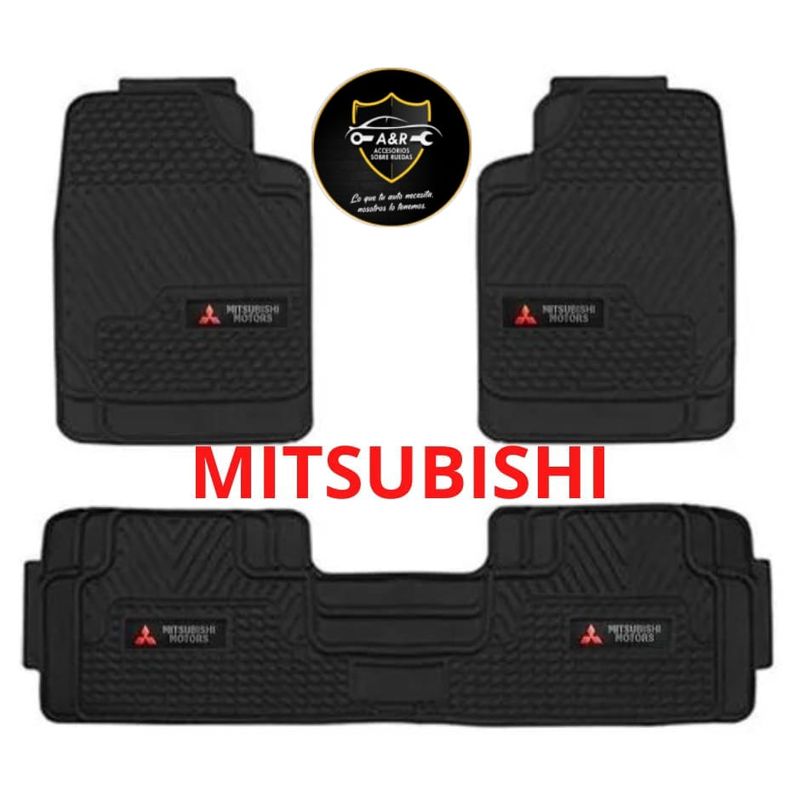 GENERICO - Pisos MITSUBISHI MOTORS para Autos y Camionetas 3piezas