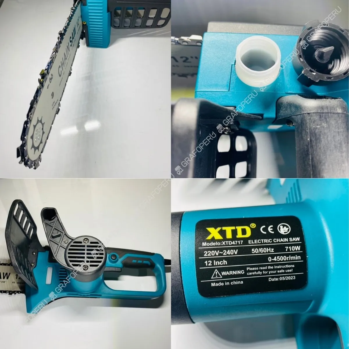 XTD - Motosierra Electrica 12 Pulgadas 220v XTD Potencia 700W