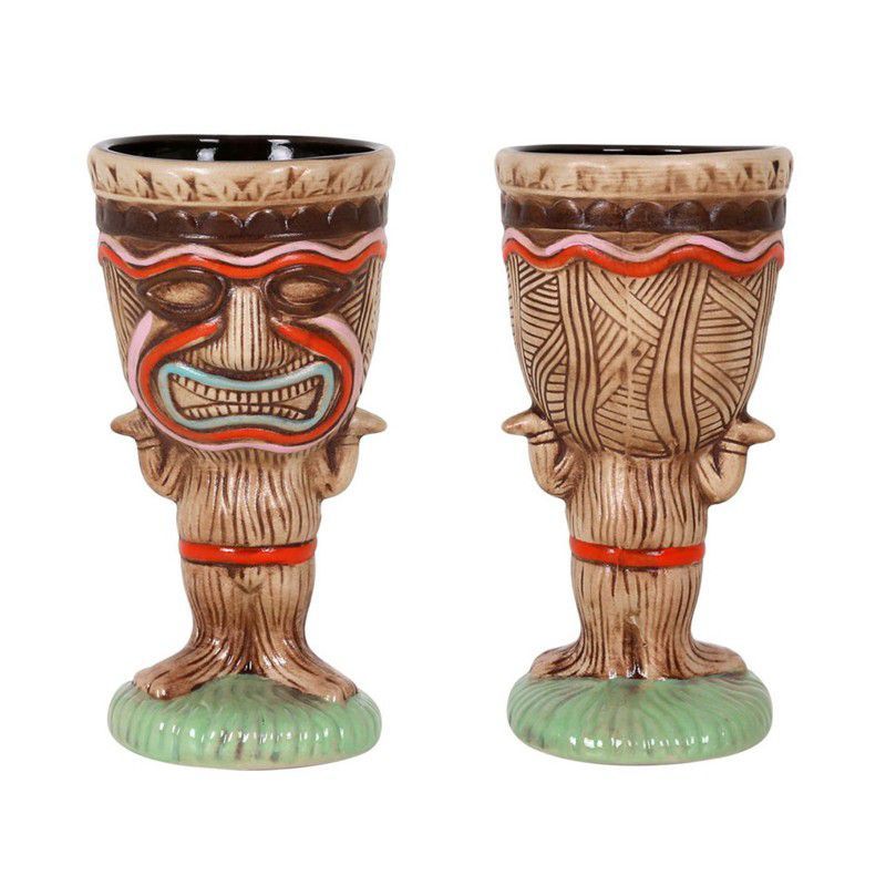 GENERICO - Tiki Mug Kichwa Vaso Para Cóctel 250 ml