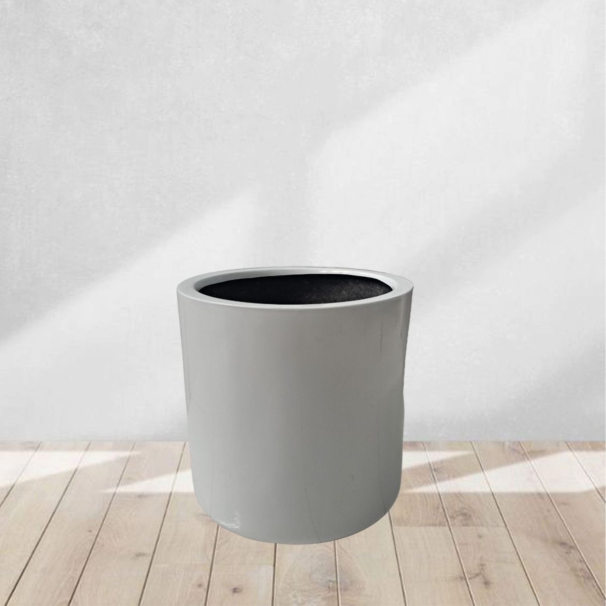 GENERICO - MACETA CILINDRO BLANCO 30X30CM