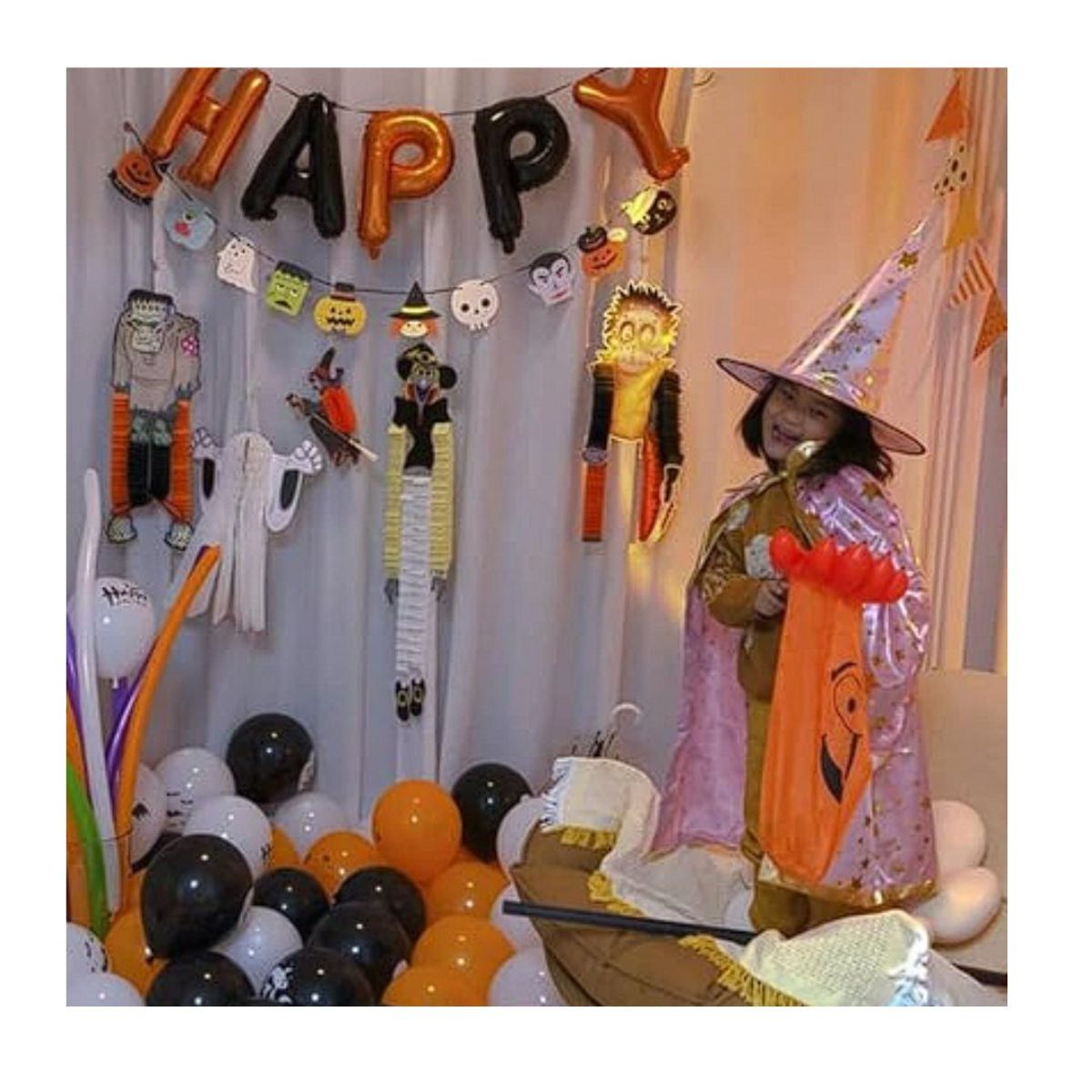 KAST PE - Mano Recolectora Calabaza de Dulces para Halloween + Vela