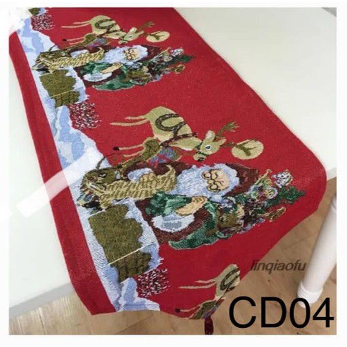 GENERICO - CAMINO DE MESA NAVIDEÑO 180CM  CD04