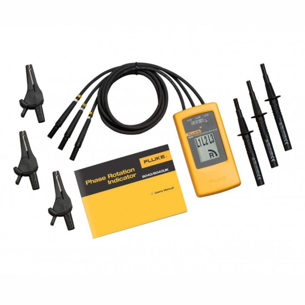 FLUKE - Indicador de rotacion de fases Fluke 9040 fasimetro secuencimetro