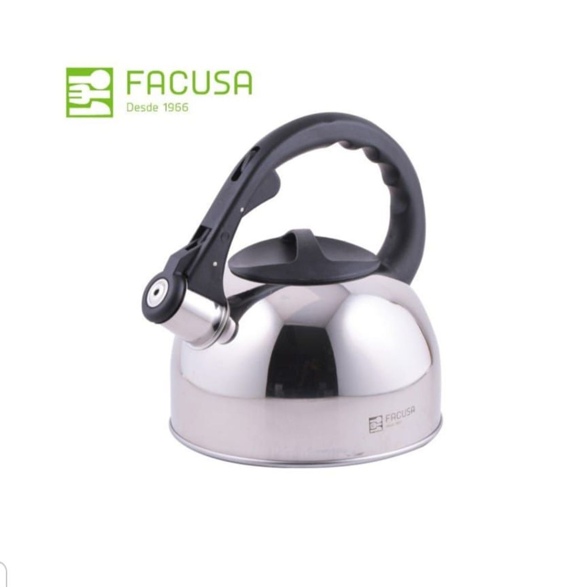FACUSA - Tetera Acero Inoxidable Facusa de 3 litros con Silbador