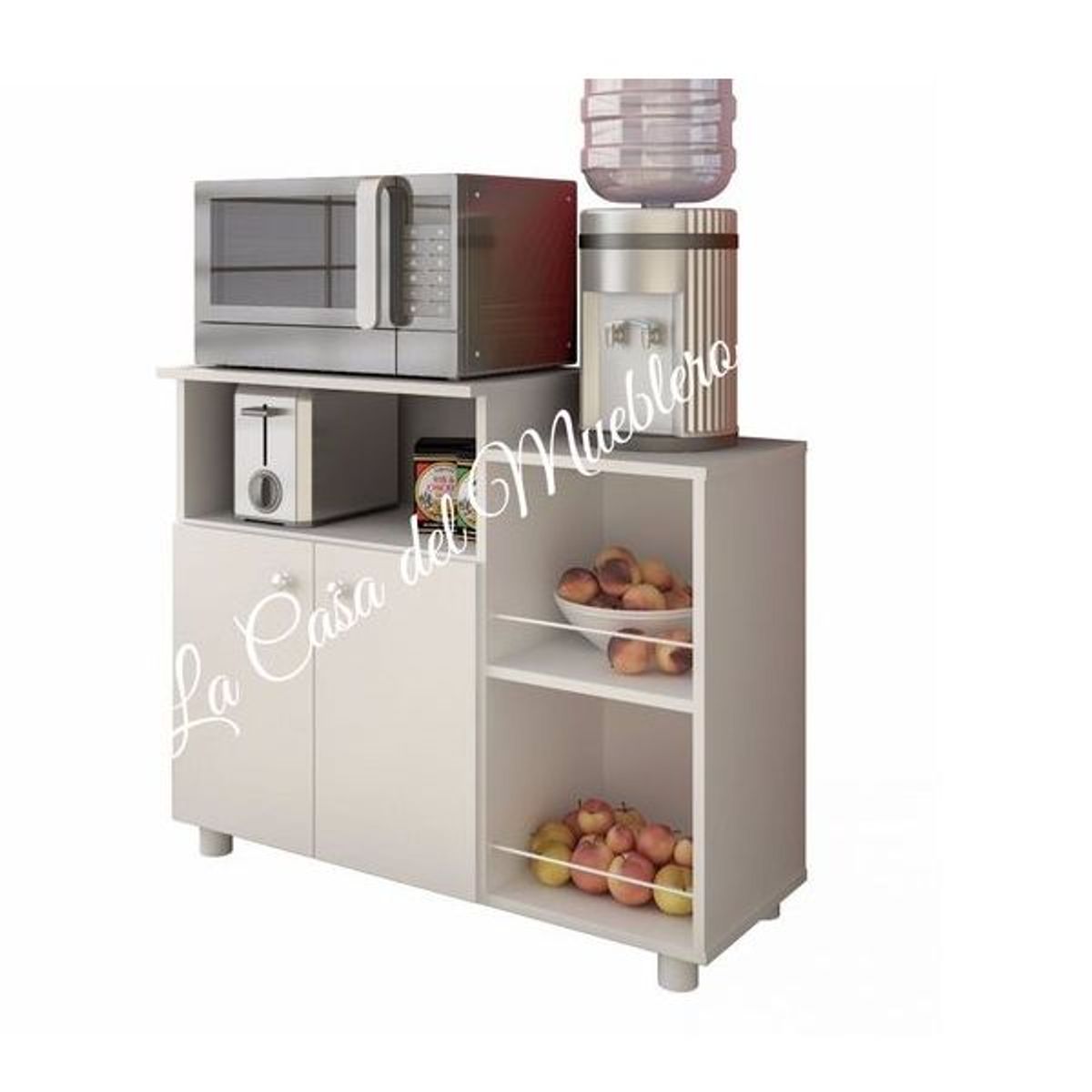 GENERICO - Mueble de microondas francia - la casa del mueblero - blanco