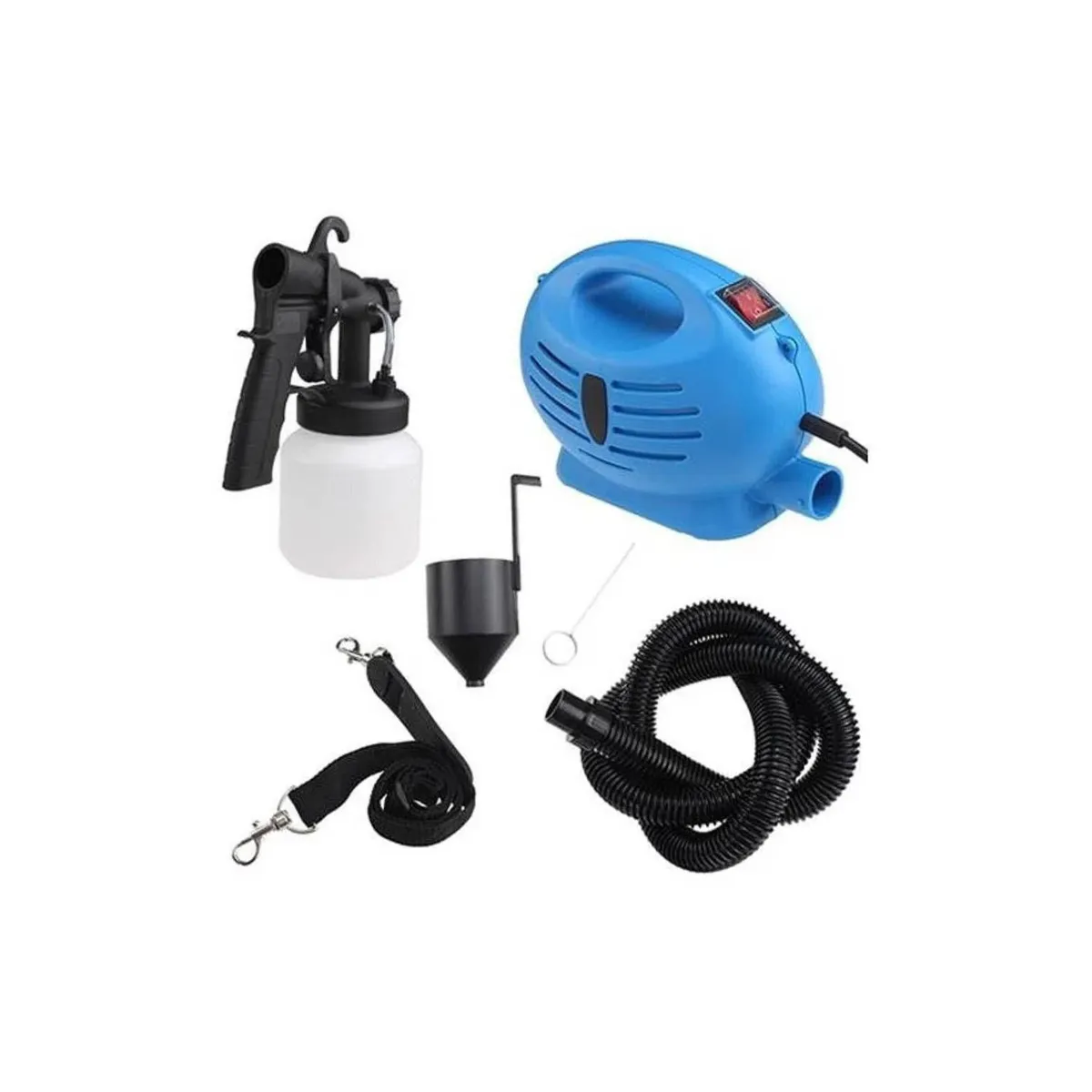 GENERICO - Kit Portatil Para Pintar Magic Sky Blue Pistola Con Compresor De Aire