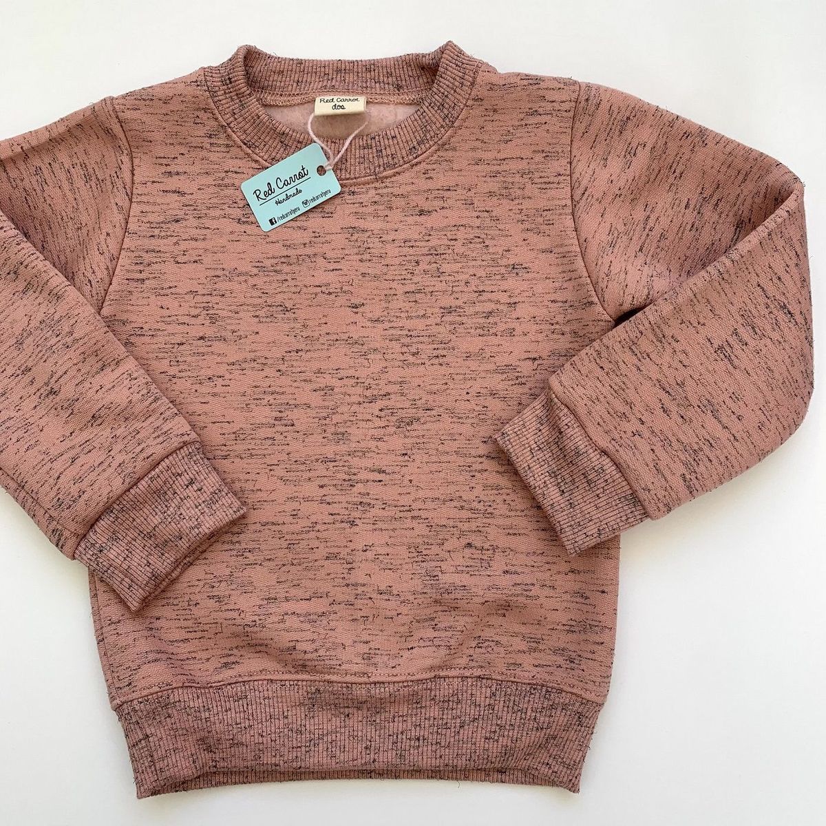 RED CARROT - Polera rosada afranelado