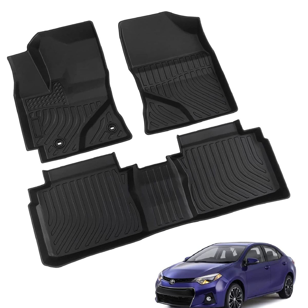 GENERICO - PISOS BANDEJA 3D TOYOTA COROLLA 2014 2015 2016 2018 2019
