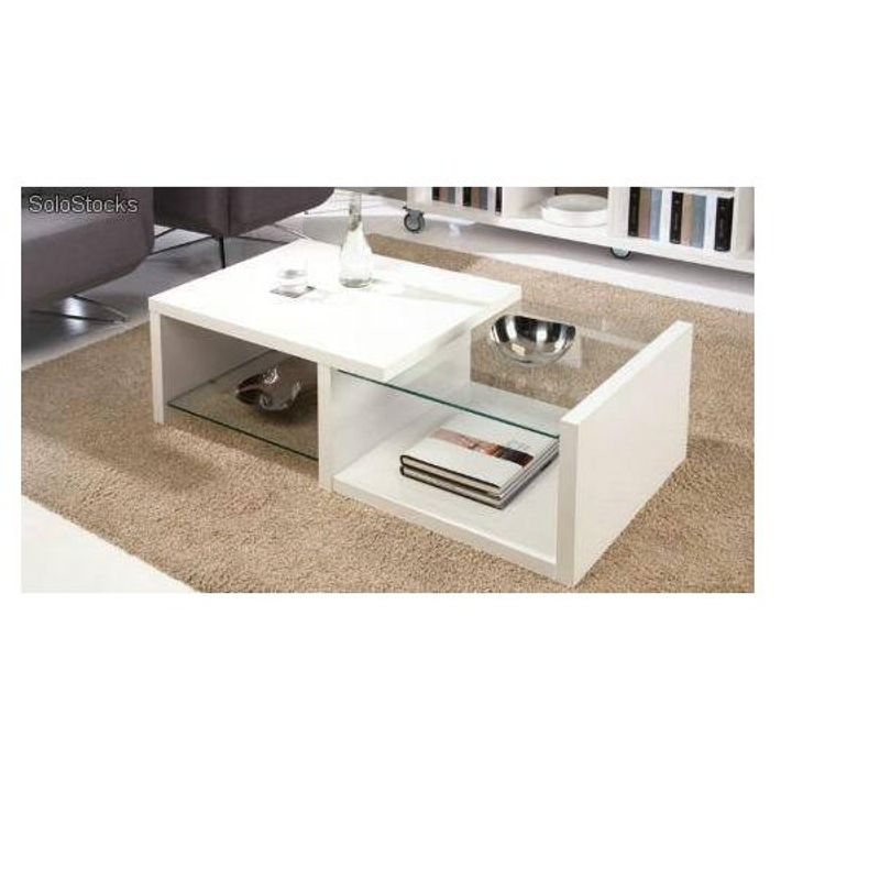 GENERICO - MESA DE CENTRO ZAP - LA CASA DEL MUEBLERO - BLANCO