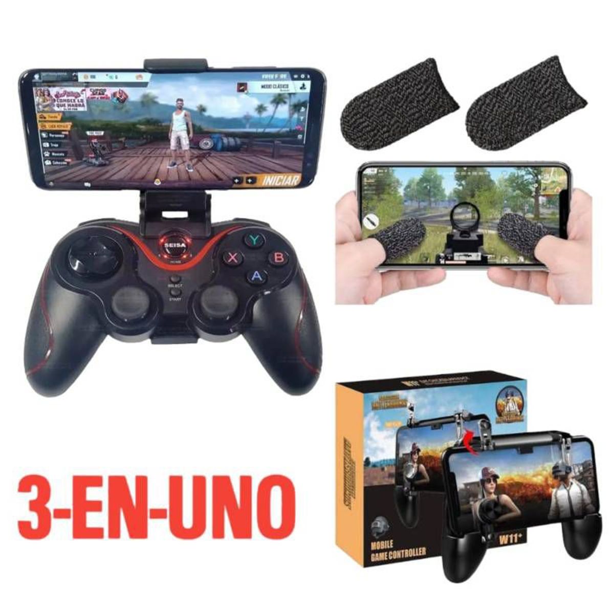 OEM - Gamepad Mando Joystick Bluetooth GRATIS  Gatillo  Dedales