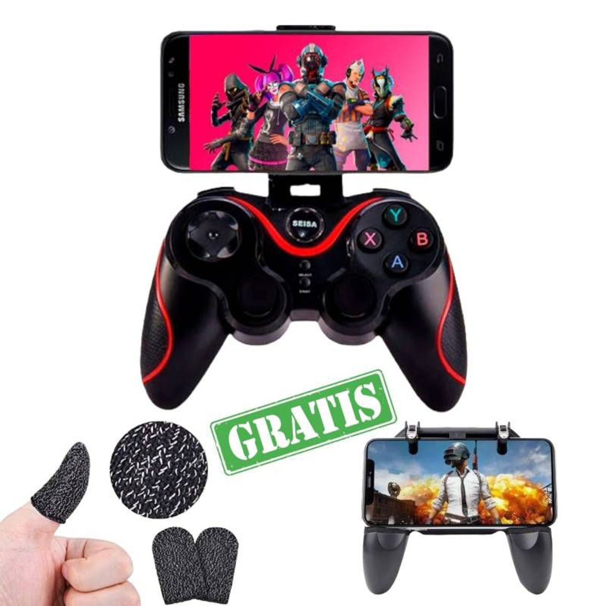 OEM - Gamepad Mando Joystick Bluetooth GRATIS  Gatillo  Dedales