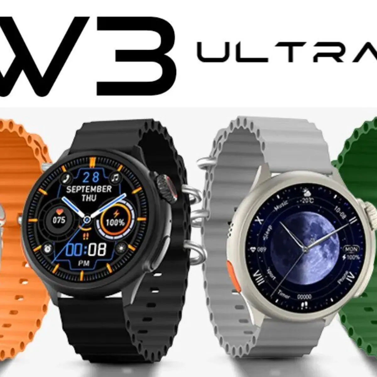 GENERICO - SmartWatch HW3 Ultra Max - Blanco Humo.