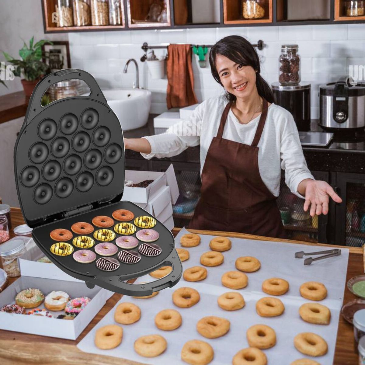 RAFF - Maquina RAF para hacer 16 DONUTS exclusivo