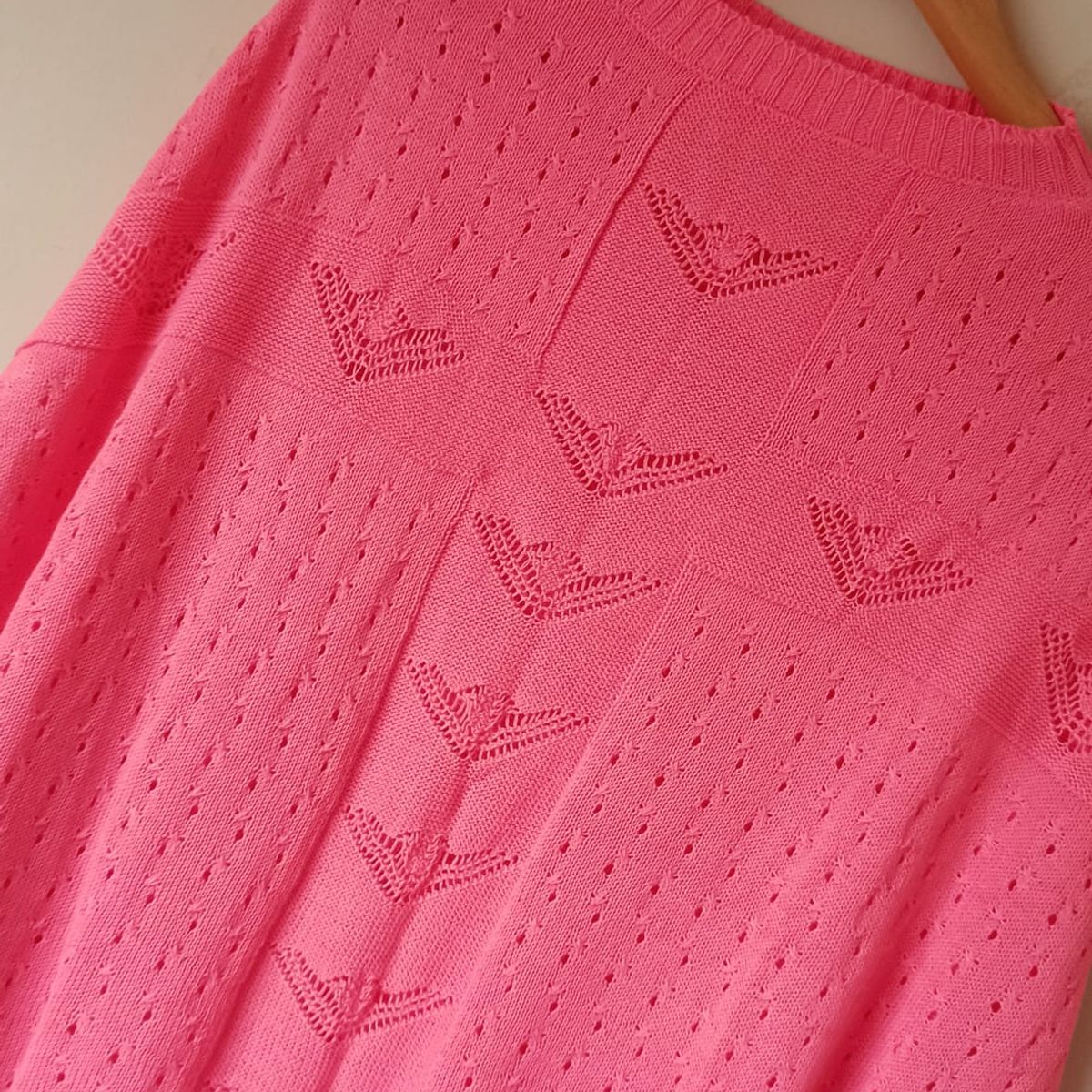 GENERICO - Chompa Calada Rosada mujer Mandalay Knits