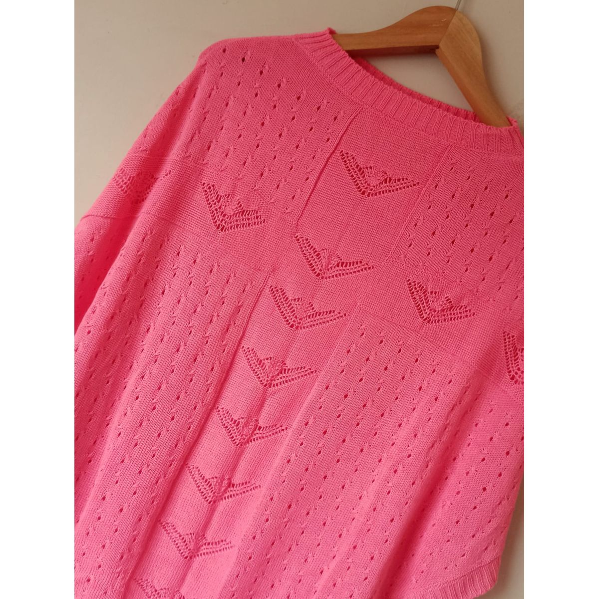 GENERICO - Chompa Calada Rosada mujer Mandalay Knits