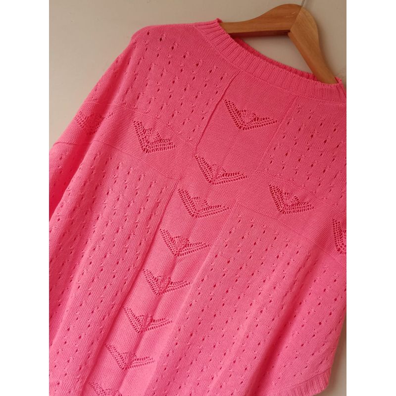 GENERICO - Chompa Calada Rosada mujer Mandalay Knits