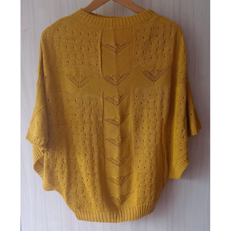 GENERICO - Chompa Calada Mujer color Mostaza Mandalay Knits.