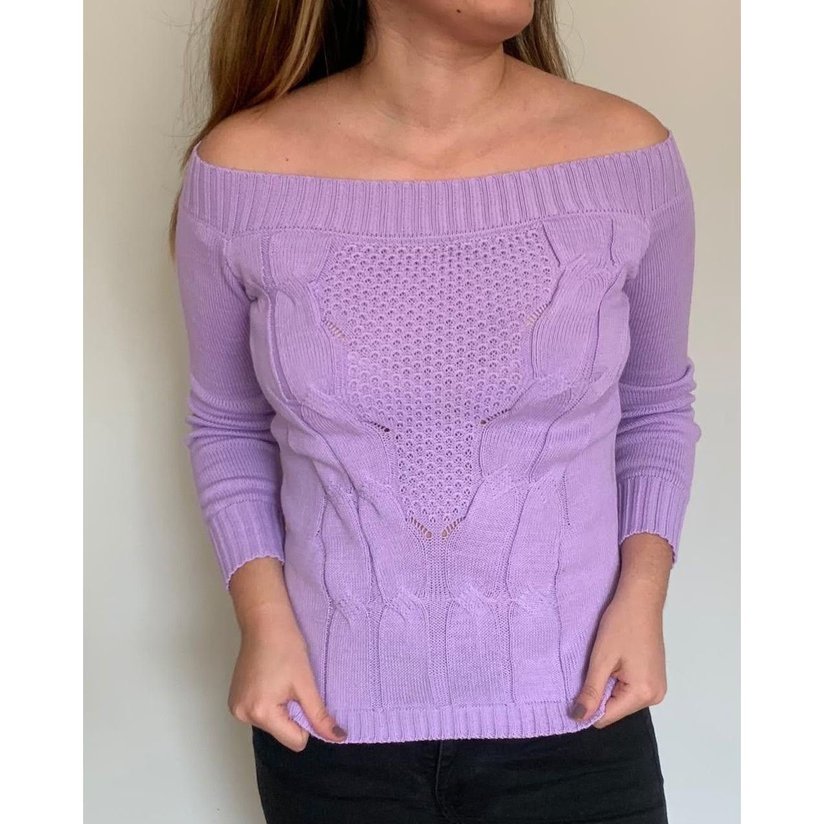 GENERICO - Chompa Mujer color Lila Mandalay Knits.