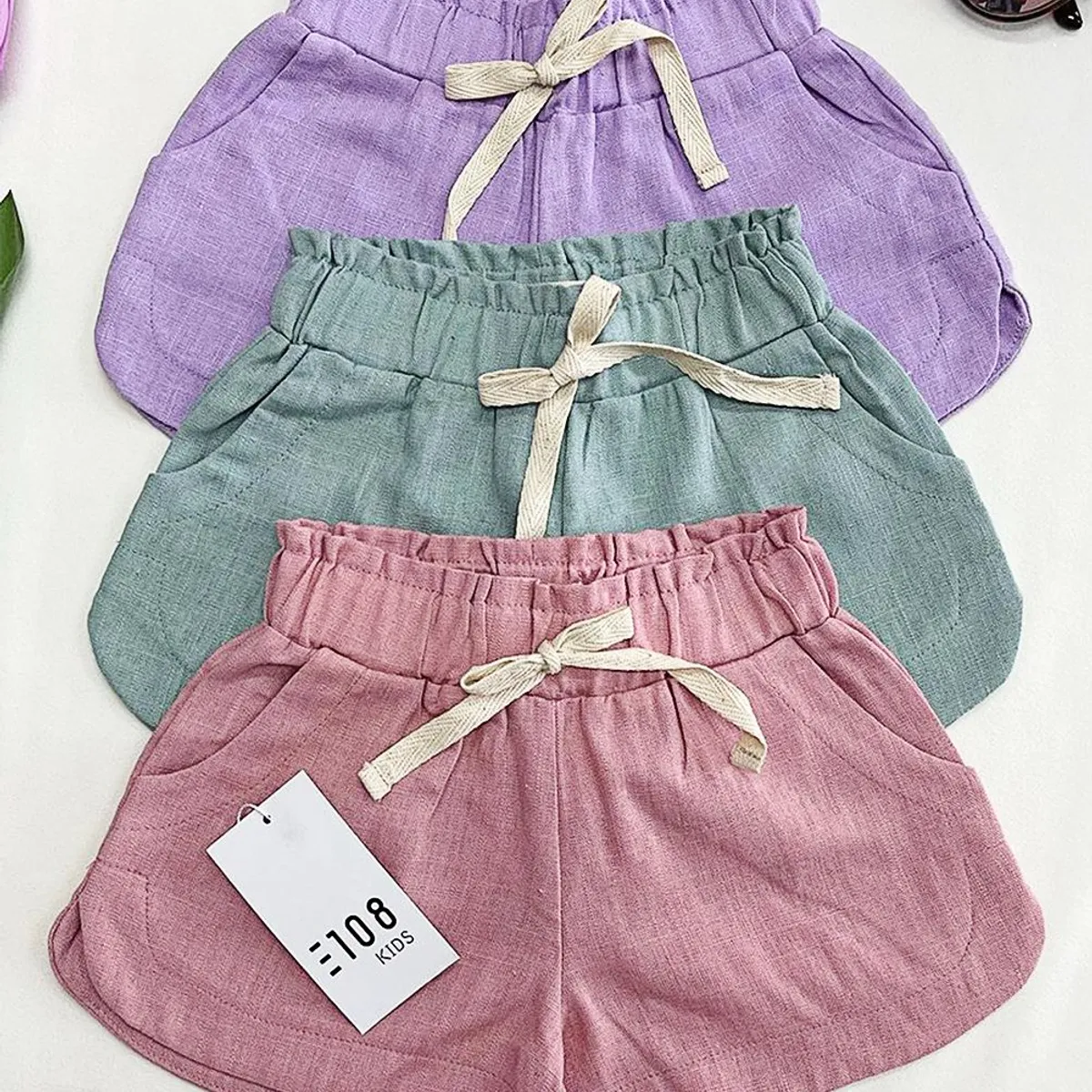 GENERICO - Short  Niña Casual Angie Color Melon Estacion 108