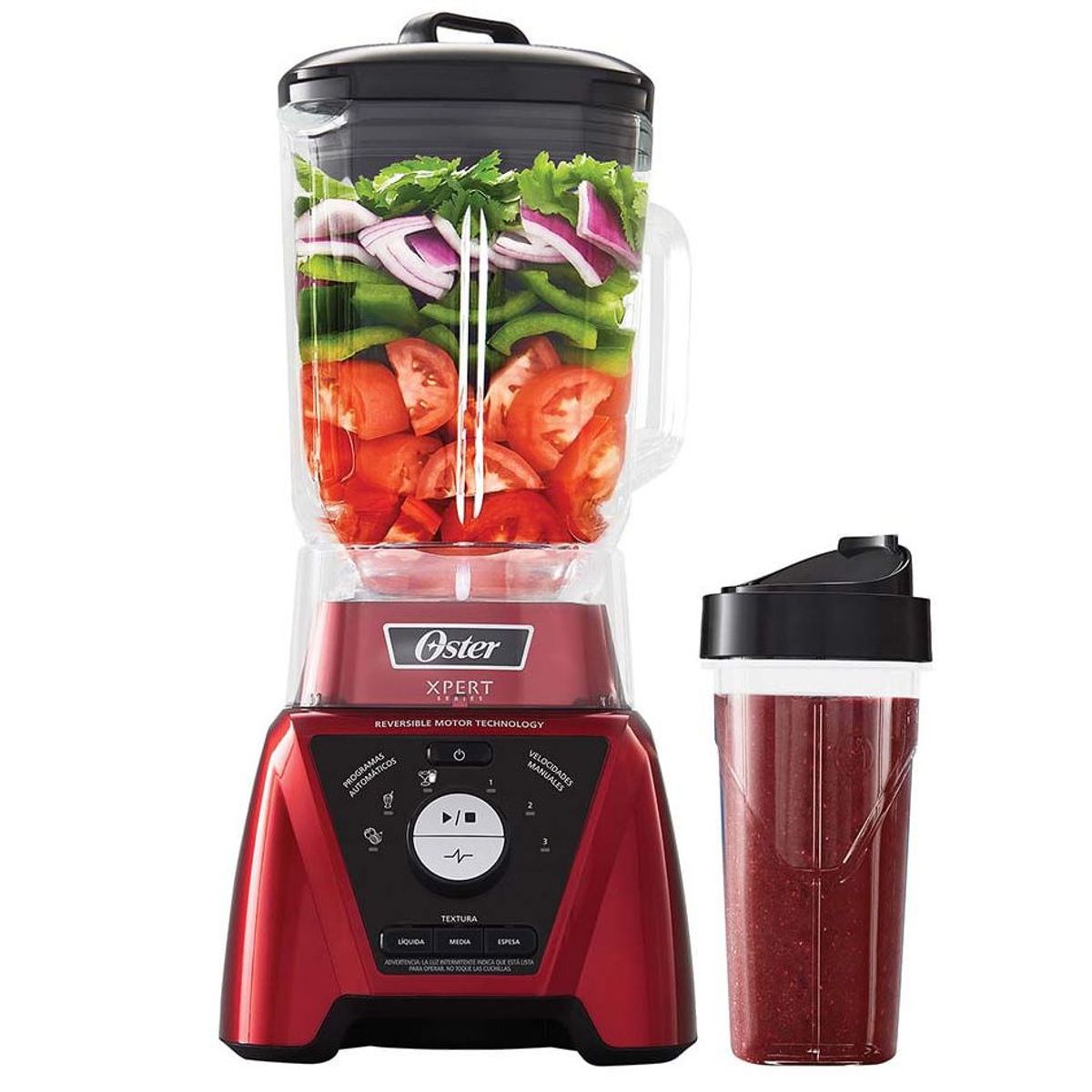 OSTER - Licuadora Xpert Series con vaso Blend N Go Oster BLST3BRPG053 ROJO