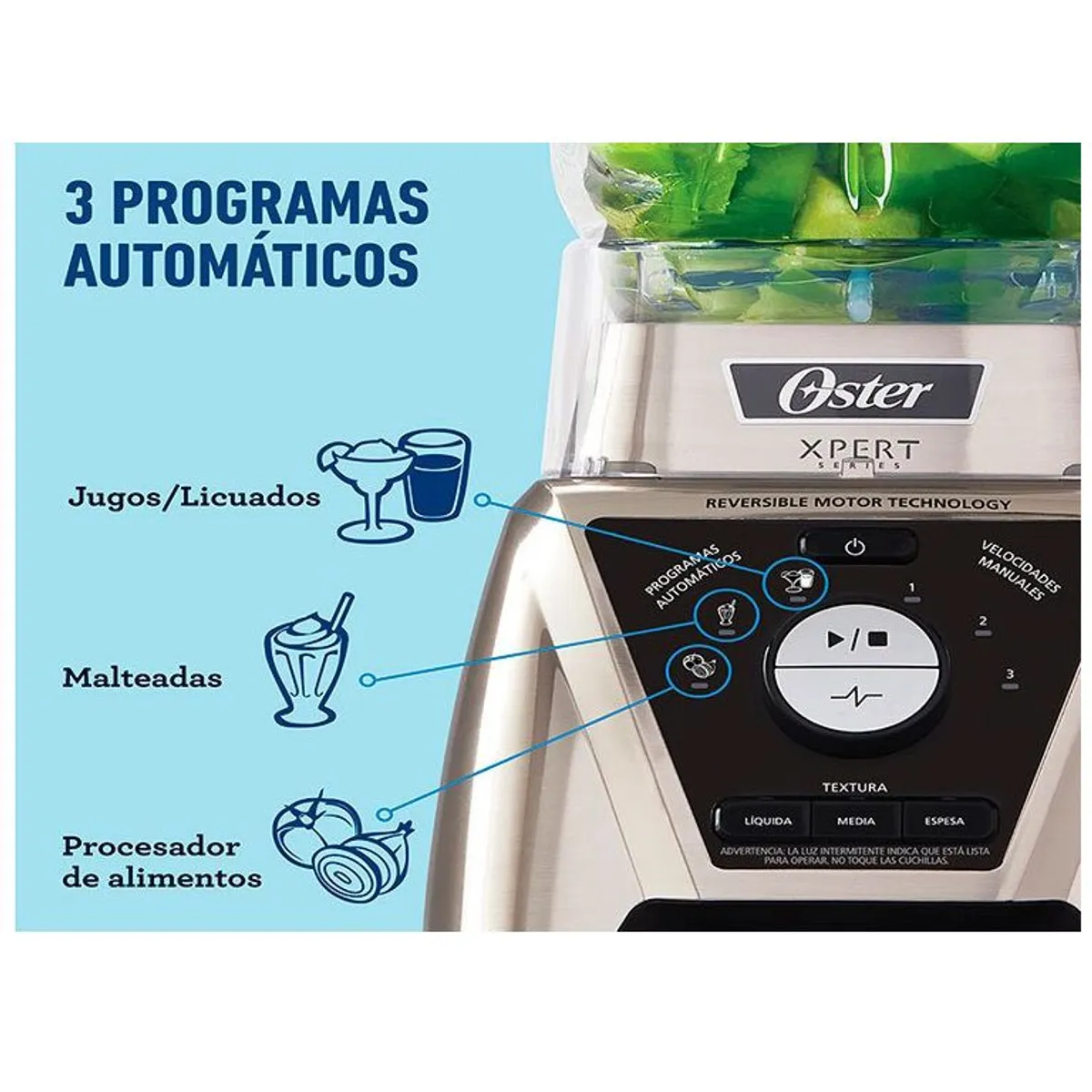 OSTER - Licuadora Expert con vaso blendN GO Oster BLST3BCPG053 Gris