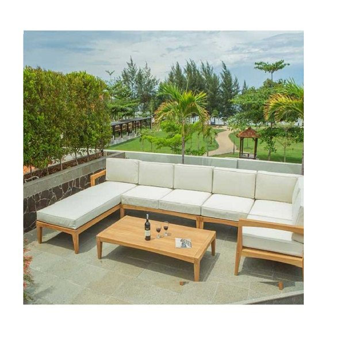 DMUEBLES - SECCIONAL DMUEBLES  KIMBERLY  + MESA DE CENTRO