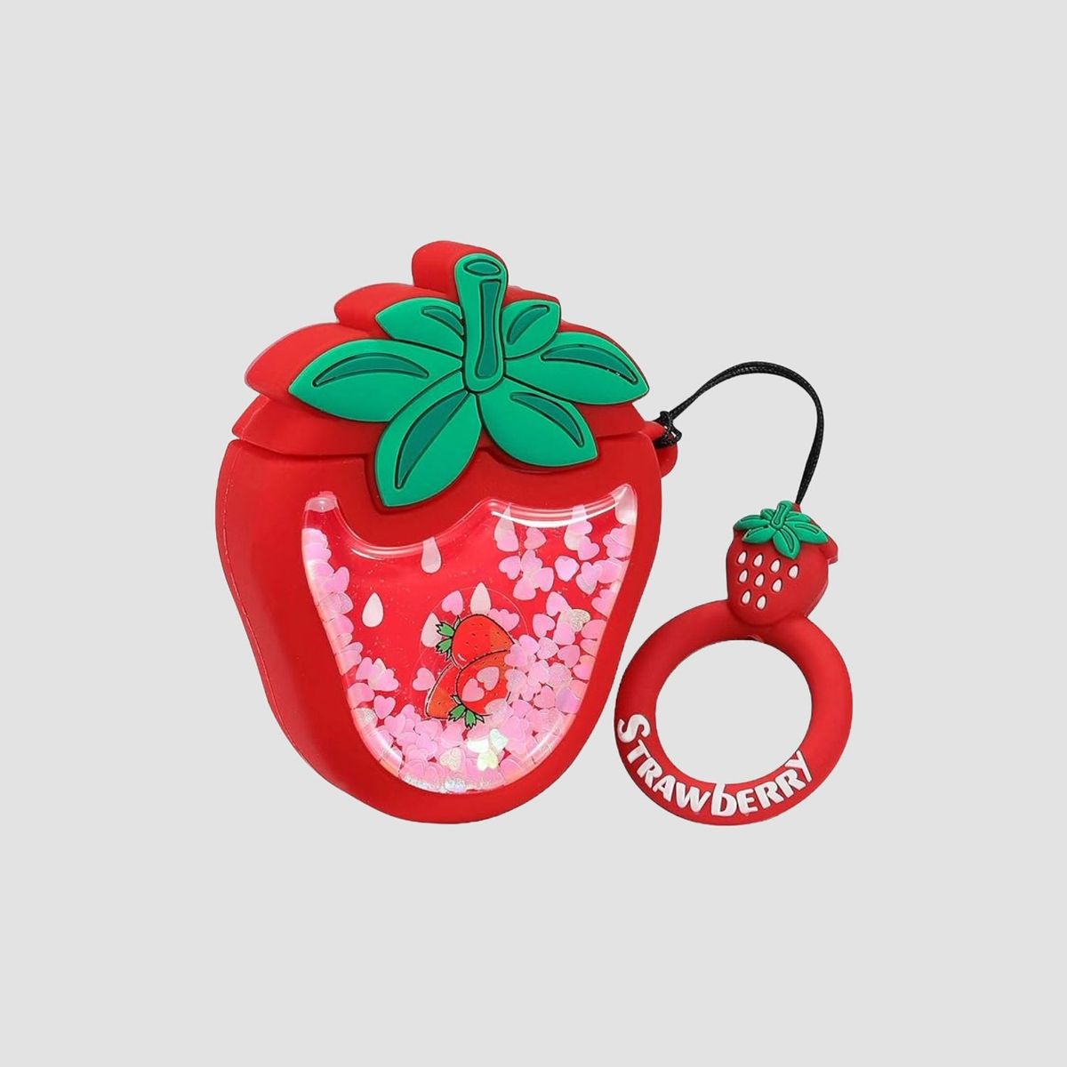 GENERICO - Funda para AirPods 2da generacion - Strawberry glitter