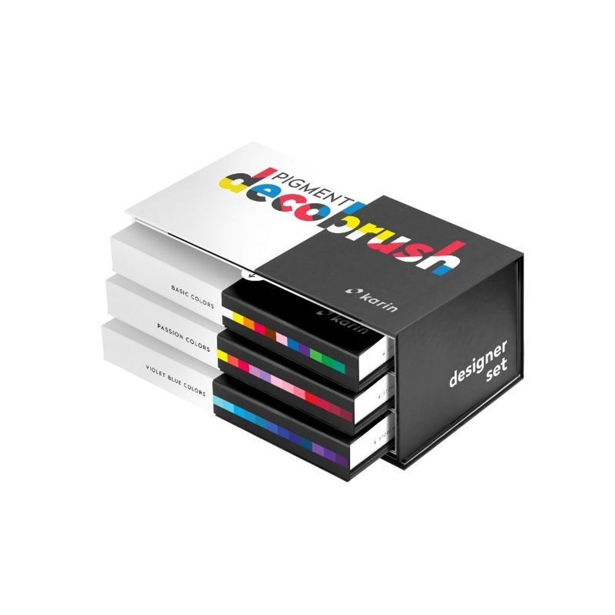 GENERICO - Karin Pigment Decobrush - Set Designer 36 colores