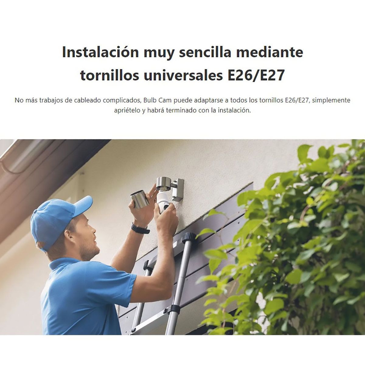 IMOU - Cámara Inalámbrica Foco BULB CAM 3MP Gira 360° Noche Color